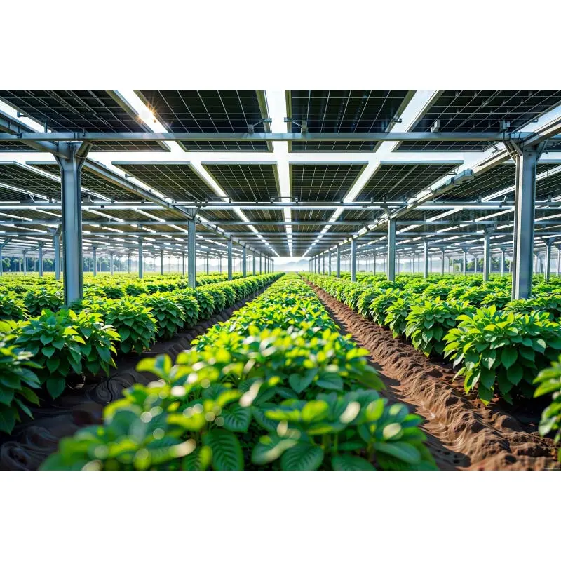 Agrivoltaic सौर ग्रीनहाउस प्रणाली