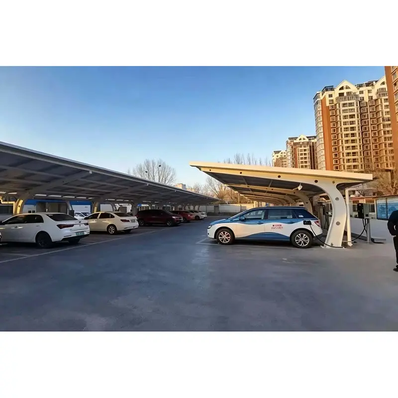 सी-च्यानल सौर कारपोर्ट प्रणाली